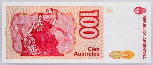 Argentína, 100 Australes 1989-1990