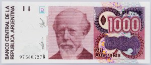 Argentinien, 1000 Australes 1990