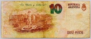 Argentinien, 10 Pesos 1994-1996