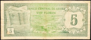 Aruba, 5 Florin 1986