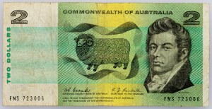 Australie, 2 dollars 1967