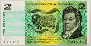 Austrálie, 2 dolarů 1968