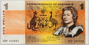 Australia, 1 dolar 1969-1971