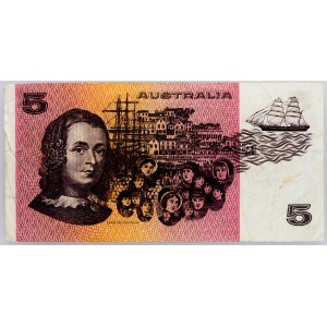 Australia, 5 Dollars 1974-1975