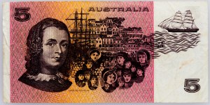 Austrálie, 5 dolarů 1974-1975