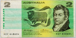 Austrálie, 2 dolarů 1976