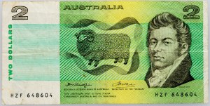 Australie, 2 dollars 1976
