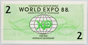 Australia, 2 dollari Expo 1988