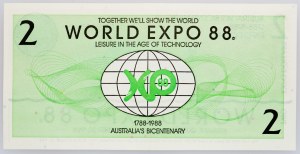 Austrália, 2 Expo doláre 1988