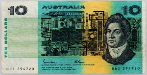 Austrália, 10 dolárov 1984-1989