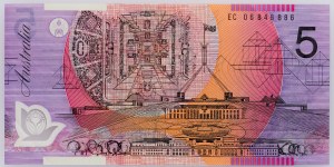 Australie, 5 dollars 2002-2006