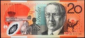 Austrália, 20 dolárov 2007-2010