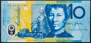Australien, 10 Dollars 2013