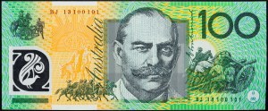 Australie, 100 dollars 2013-2014