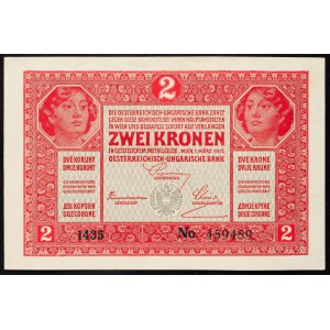 Austria, 2 corone 1917