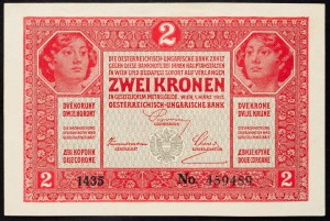 Austria, 2 Kronen 1917
