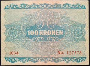 Autriche, 100 couronnes 1922
