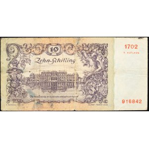 Austria, 10 Schilling 1950