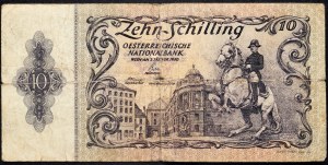 Rakousko, 10 Schilling 1950
