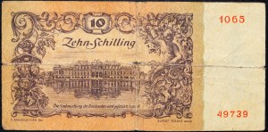 Rakúsko, 10 Schilling 1950