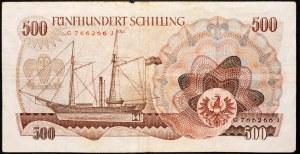 Austria, 500 scellini 1965