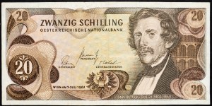 Austria, 20 Schilling 1967