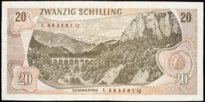 Austria, 20 Schilling 1967