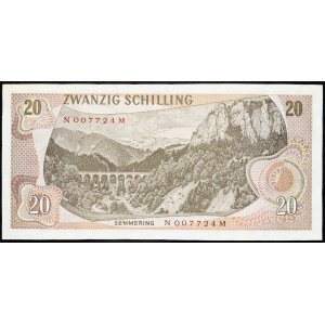 Österreich, 20 Schilling 1967