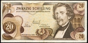 Austria, 20 Schilling 1967