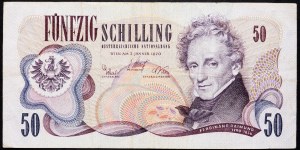 Rakousko, 50 Schilling 1970