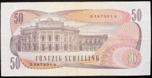 Rakousko, 50 Schilling 1970