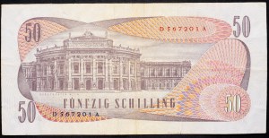 Rakúsko, 50 Schilling 1970