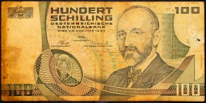 Austria, 100 Schilling 1984