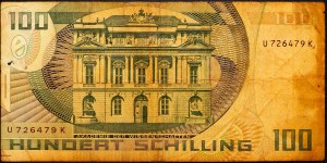 Rakúsko, 100 Schilling 1984