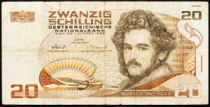 Rakousko, 20 Schilling 1988