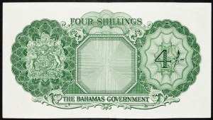 Bahamy, 4 szylingi 1936