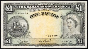 Bahamas, 1 Pound 1953