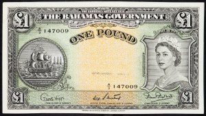 Bahamas, 1 Pfund 1953