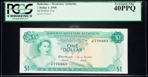 Bahamas, 1 Dollar 1968