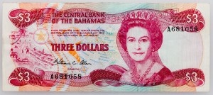 Bahamas, 3 dollari 1984