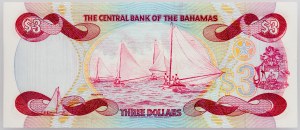 Bahamas, 3 Dollars 1984