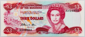 Bahamas, 3 dollari 1984