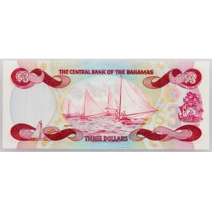 Bahamas, 3 Dollars 1984