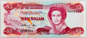 Bahamas, 3 dollari 1984