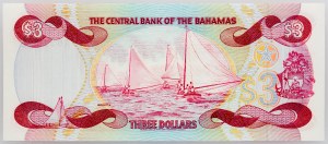 Bahamas, 3 Dollars 1984