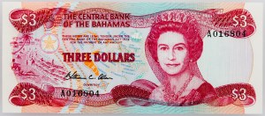 Bahamas, 3 dollari 1984