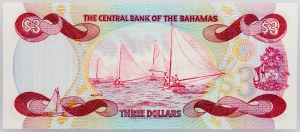 Bahamas, 3 dollars 1984