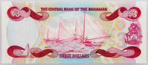 Bahamas, 3 Dollars 1984