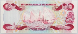 Bahamas, 3 Dollars 1984