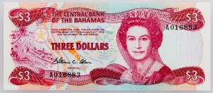Bahamy, 3 dolary 1984